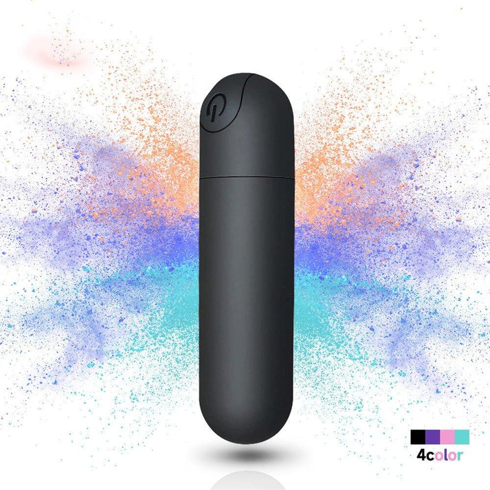 Small egg-shaped vibrator with contoured tip