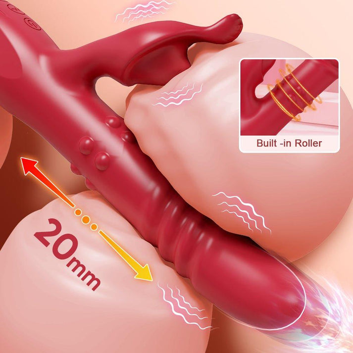 G Spot Telescopic Rotating Clitoris Vagina Stimulator — view 2