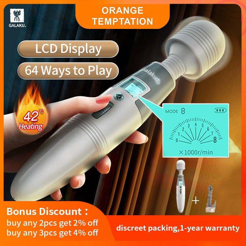 Galaku Magic AV Wand Vibrators - detail view