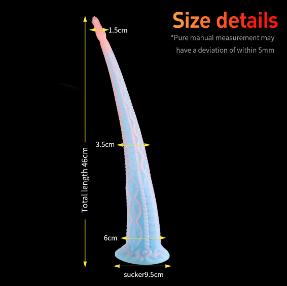 Giant rose special-shaped octopus dildo anal plug — view 2
