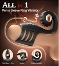 Case|multi Stimulation Snail - Shaped Penis Sleeve Ring - alternate view