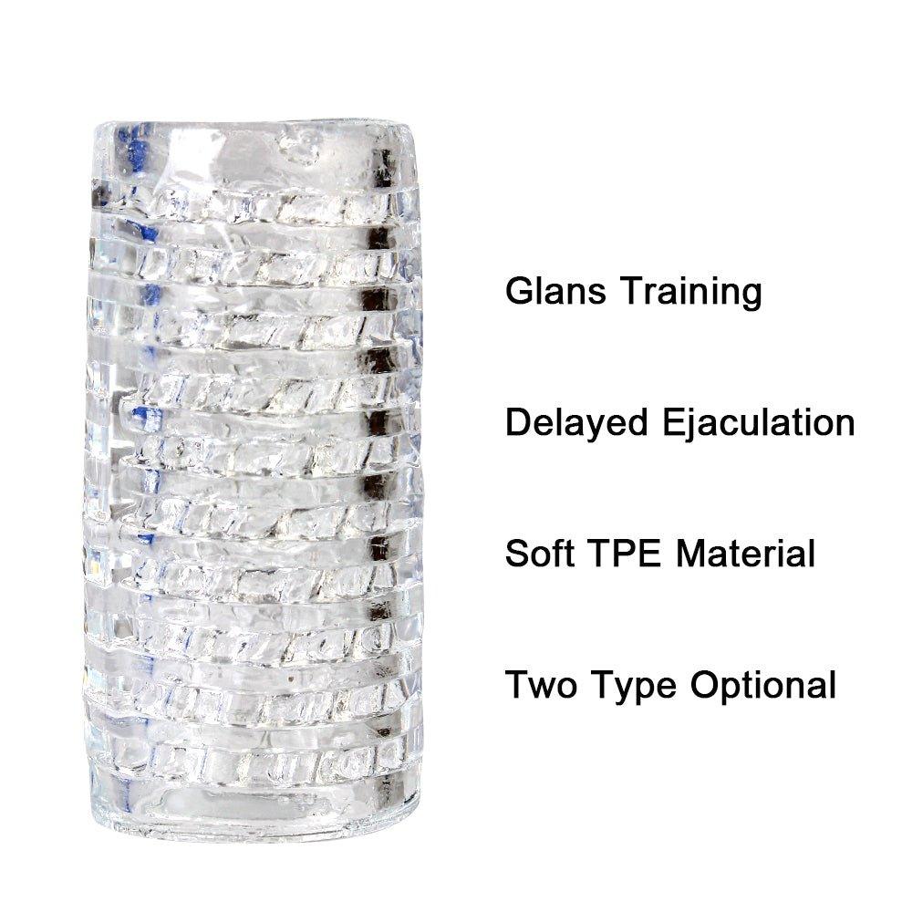 9cm Transparent Male Masturbator - additional view