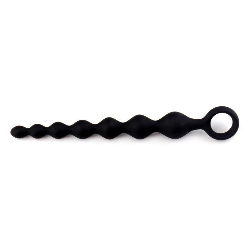 20CM Silicone Ball Butt Plug - detail view