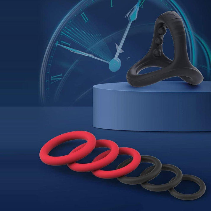 Classic Silicone Cock Penis Rings - alternate view