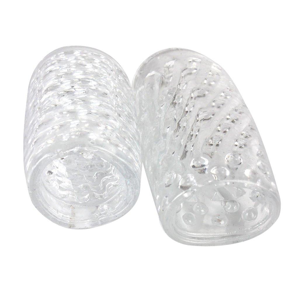 9cm Transparent Male Masturbator - gallery image