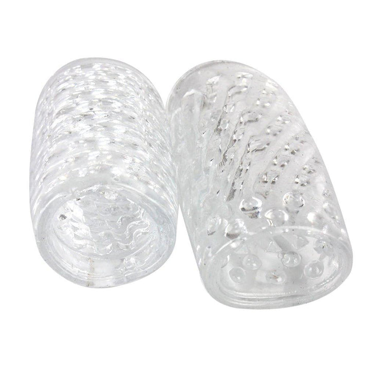9cm Transparent Male Masturbator - gallery image