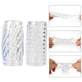 9cm Transparent Male Masturbator - extra detail view