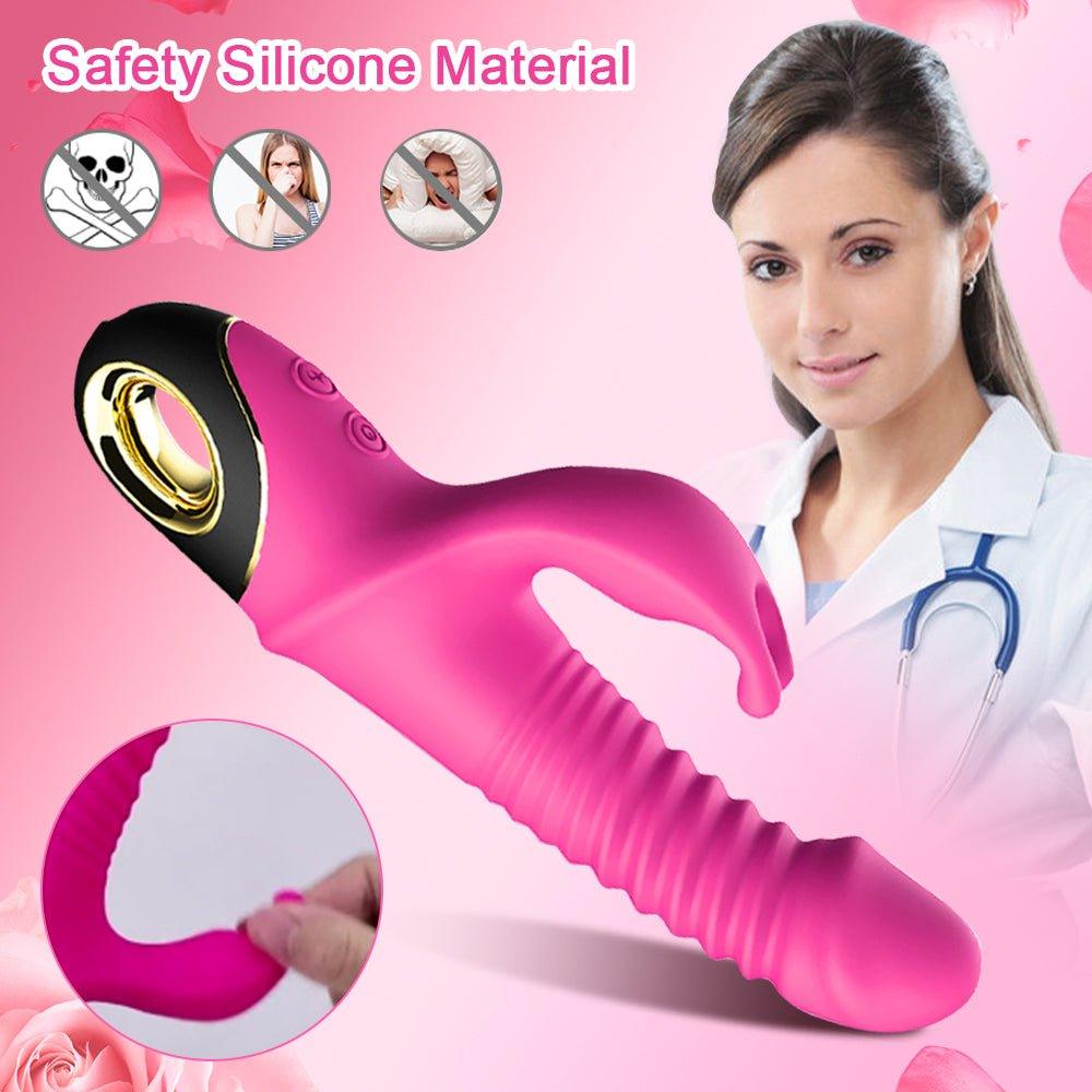 Rabbit Vibrator Automatic Telescopic Rotation G - Spot - gallery image