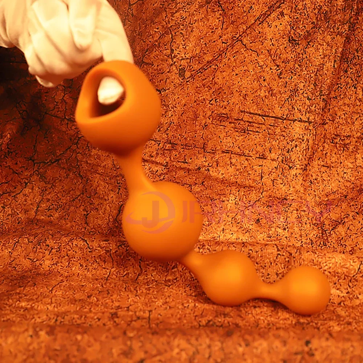 S-XXL Anal Beads Huge 9cm Anal Plug Soft Liquid Silicone Butt Plug Fisting Anal Balls Sex Toys — view 3