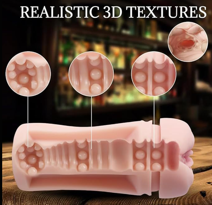 beer bottle-shaped airplane cup masturbator — view 4