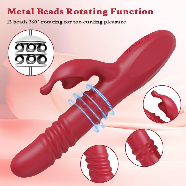 G Spot Telescopic Rotating Clitoris Vagina Stimulator — view 7