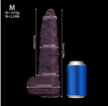 Oversized Extra - Thick Silicone Seahorse Shaped Dildo - product detail image