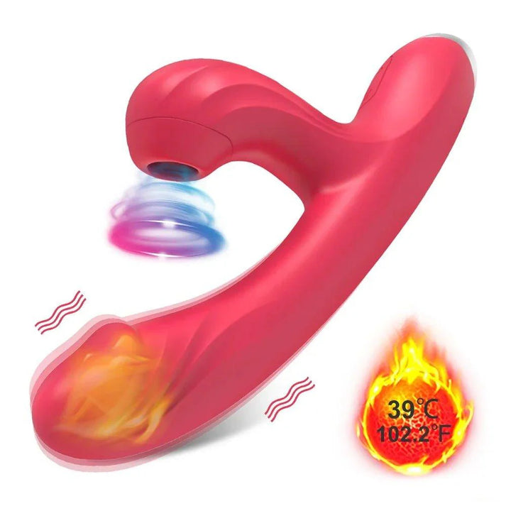 Thrusting Dildo Sucker G Spot Vibrator - product detail image