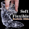 Special - Shaped Anal Plug Dildo Crystal Double Dragon - alternate view