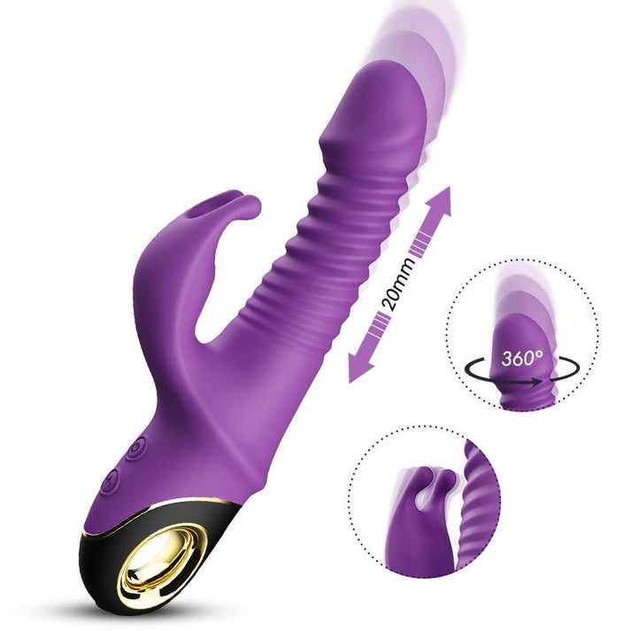 Rabbit Vibrator Automatic Telescopic Rotation G-Spot Clitoris Stimulator — view 9