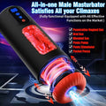 Vibrating and Thrusting Modes Men Masturbators with LCD - detail view