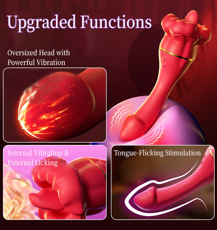 Lips-Shaped Dual-Action Vibrator — view 3