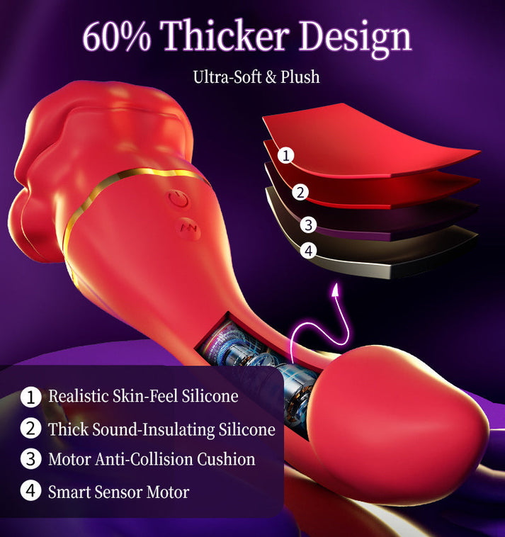 Lips-Shaped Dual-Action Vibrator — view 5