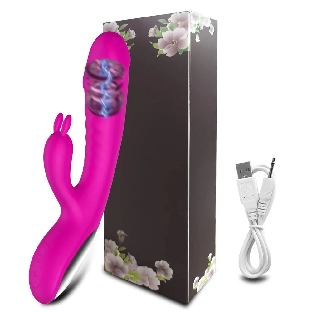 10 Speed Dildo Rabbit Vibrator Dual Vibration - product detail image