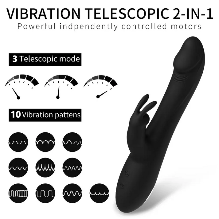 10 Speed G Spot Rabbit Female Vibrator Adult Sex Toys — view 3