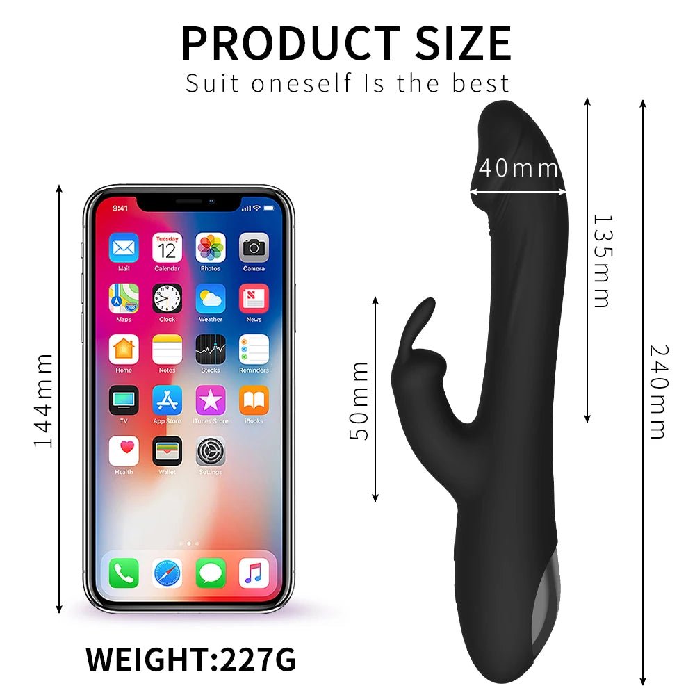 10 Speed G Spot Rabbit Female Vibrator - product detail image
