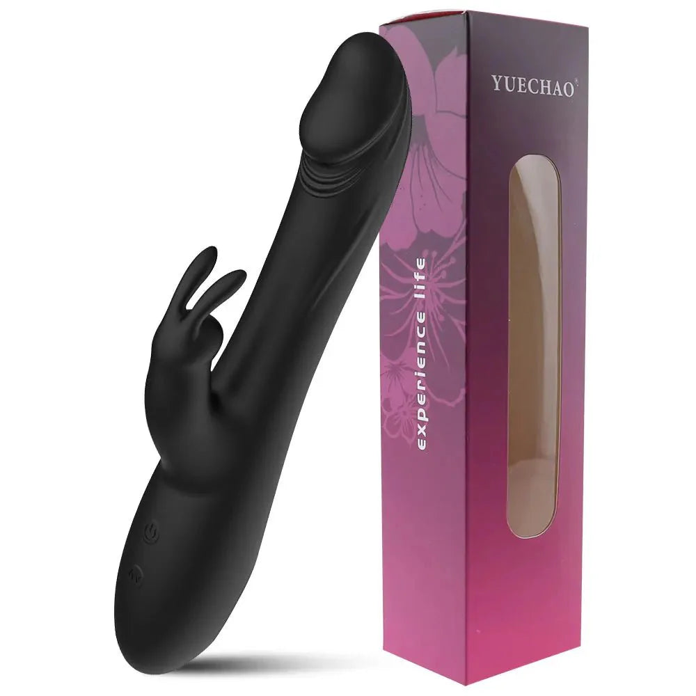 Flexible handheld massager highlighting soft-touch surface and curved form.