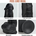 10.6 Inch Black Silicone Realistic Giant Dildo — view 2