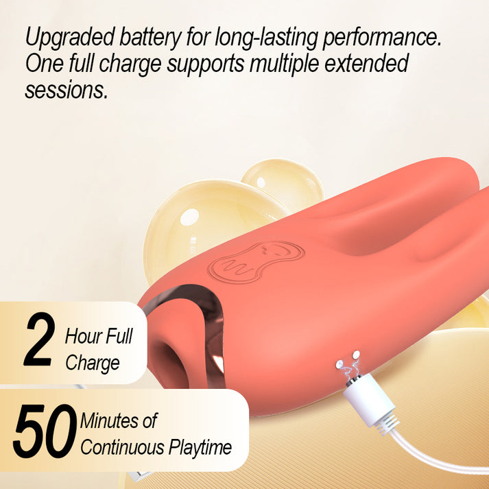 Versatile Rechargeable Vibrator with Multiple Vibration, Pulsing & Suction Modes-Adult Novelty Toy — view 7