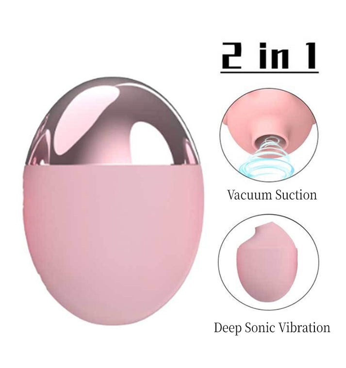 Pebble Teaser Egg, USB Direct-Charge Suction Vibrating Egg, Waterproof Female Vibrator & Nipple Massager — view 9
