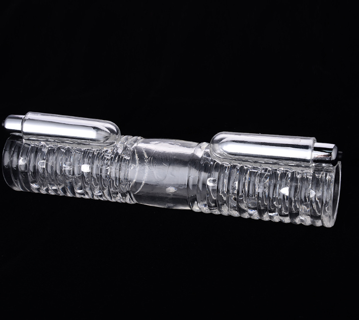 Double-headed airplane cup penile vibration exercise masturbator — view 2