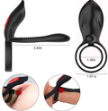 G - Spot Stimulator Vibration Waterproof Cock Ring - detail view