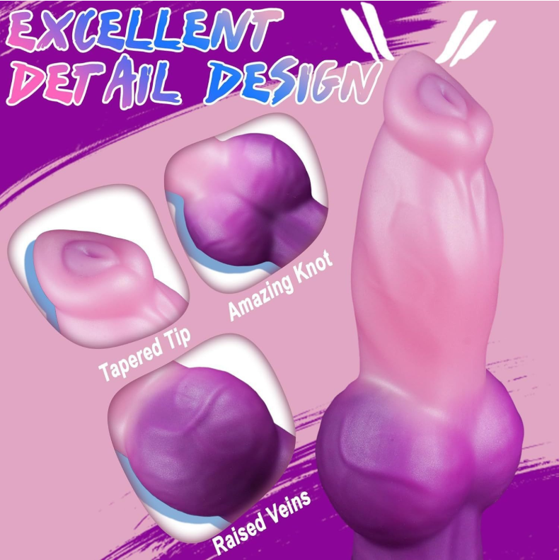 Super - Large Dog - Shaped Dildo - alternate view