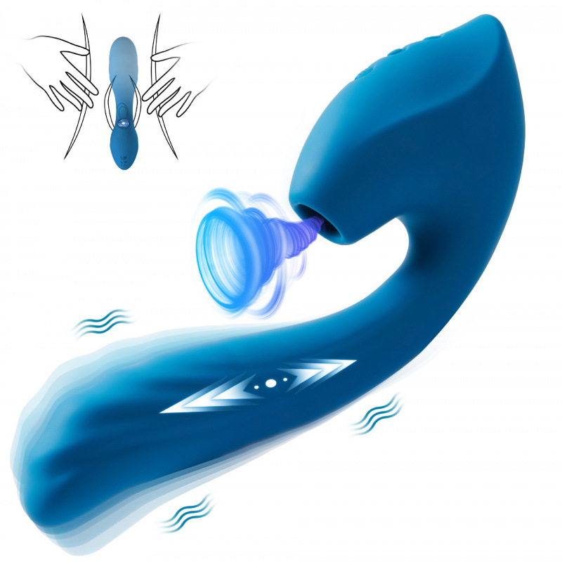 Blue Pulse New Suction Vibrator - product image