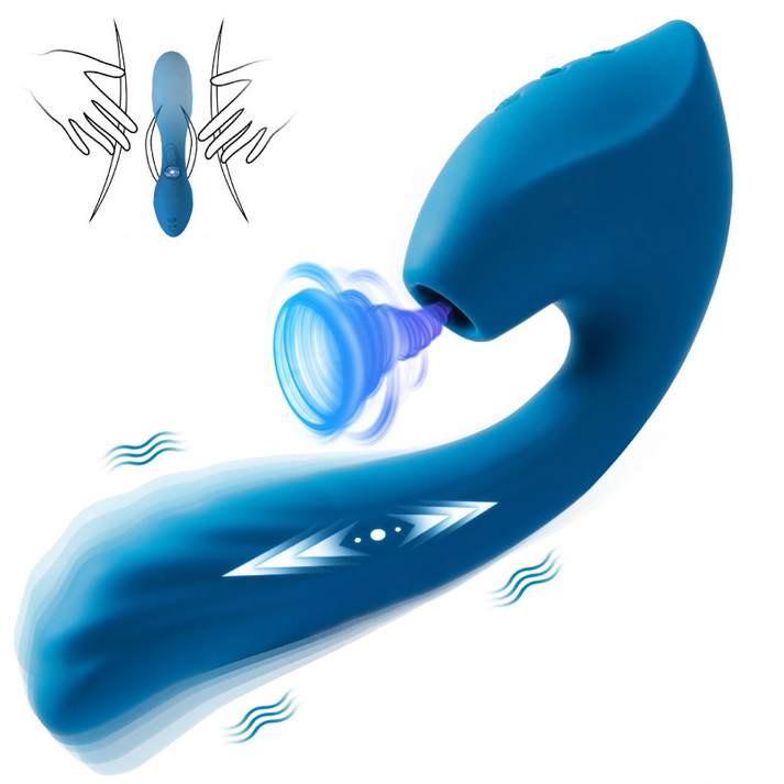 Blue Pulse New Suction Vibrator