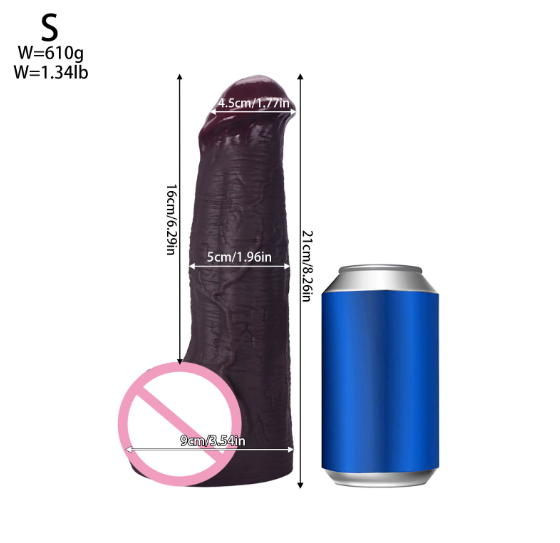 Extra - Large Patterned Dildos - product image