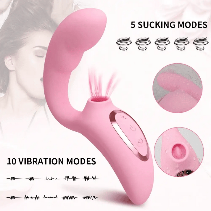 15 Modes Heating Clitoral Sucking Vibrator — view 6