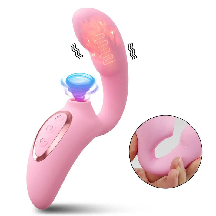 15 Modes Heating Clitoral Sucking Vibrator — view 8