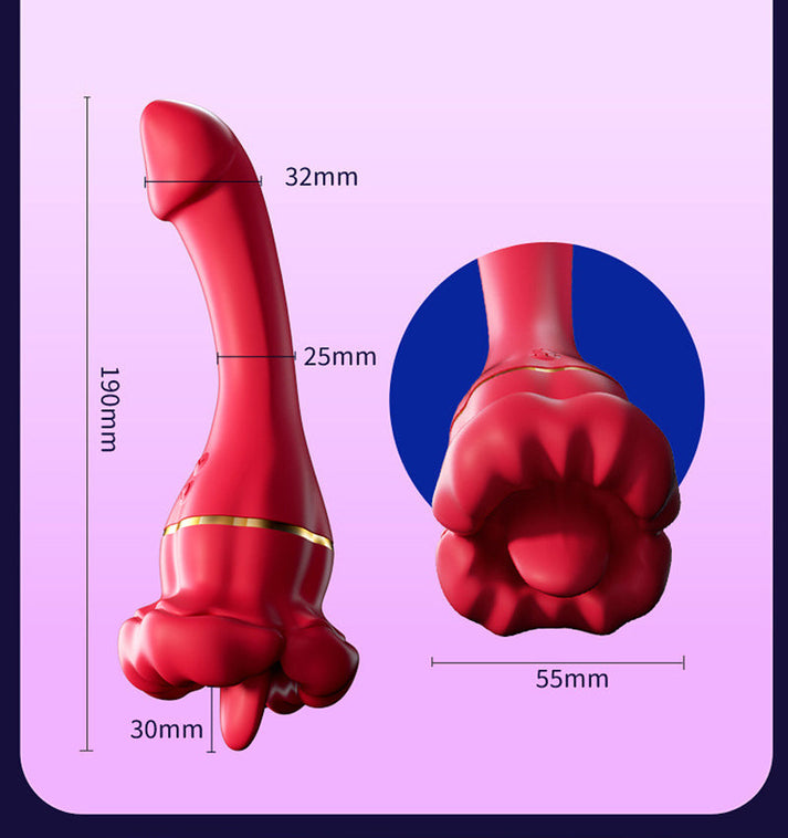 Lips-Shaped Dual-Action Vibrator — view 10