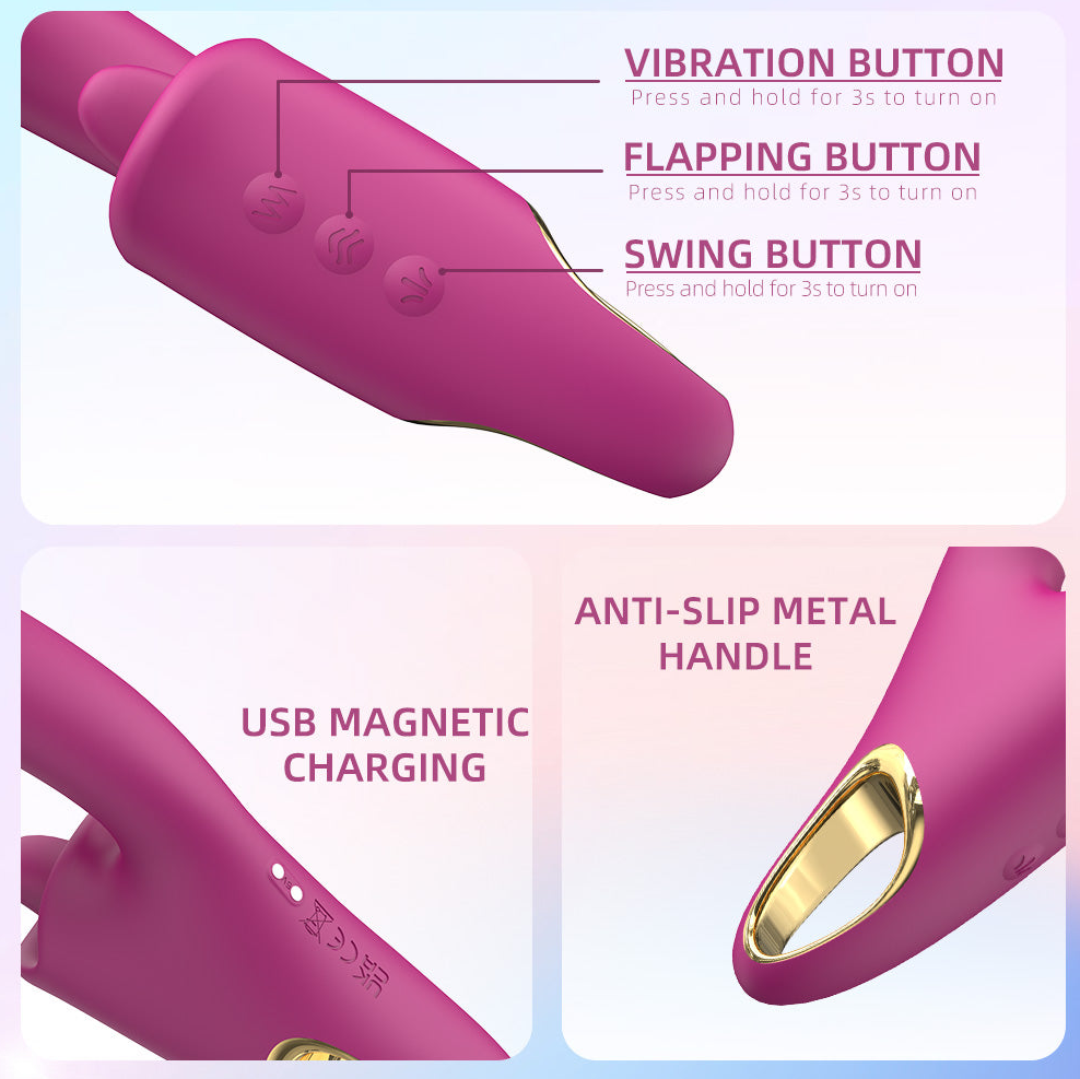 Tongue Licking Vibrator G - Spot Adult Feminine Products - additional view