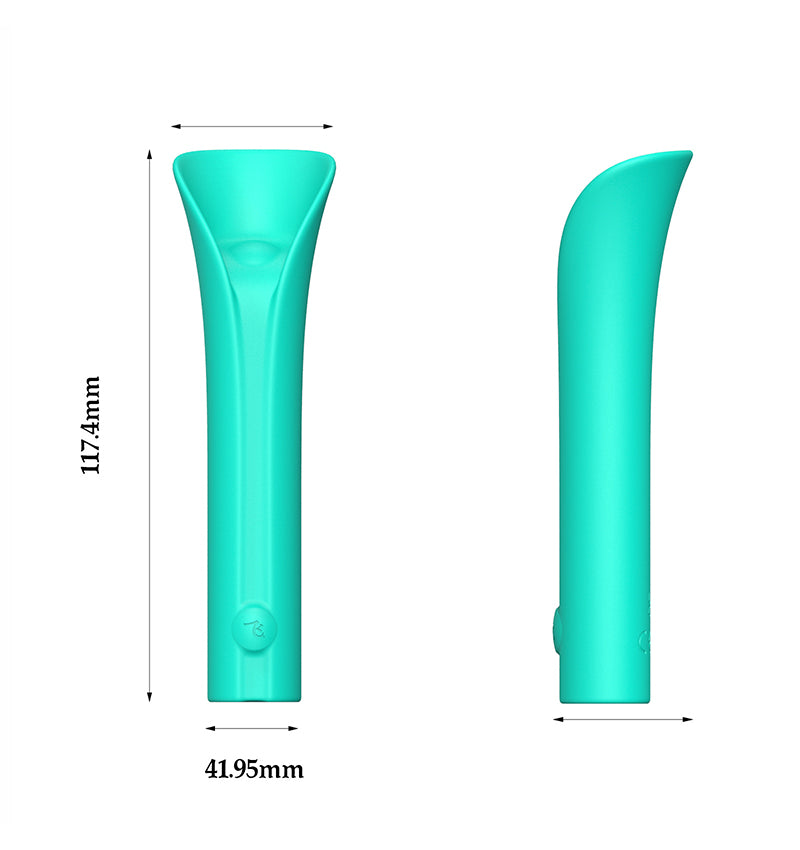 Electric, liquid silicone, portable egg vibrator