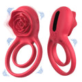 Multi Functional Double Penis Cock Rings with Remote - product image