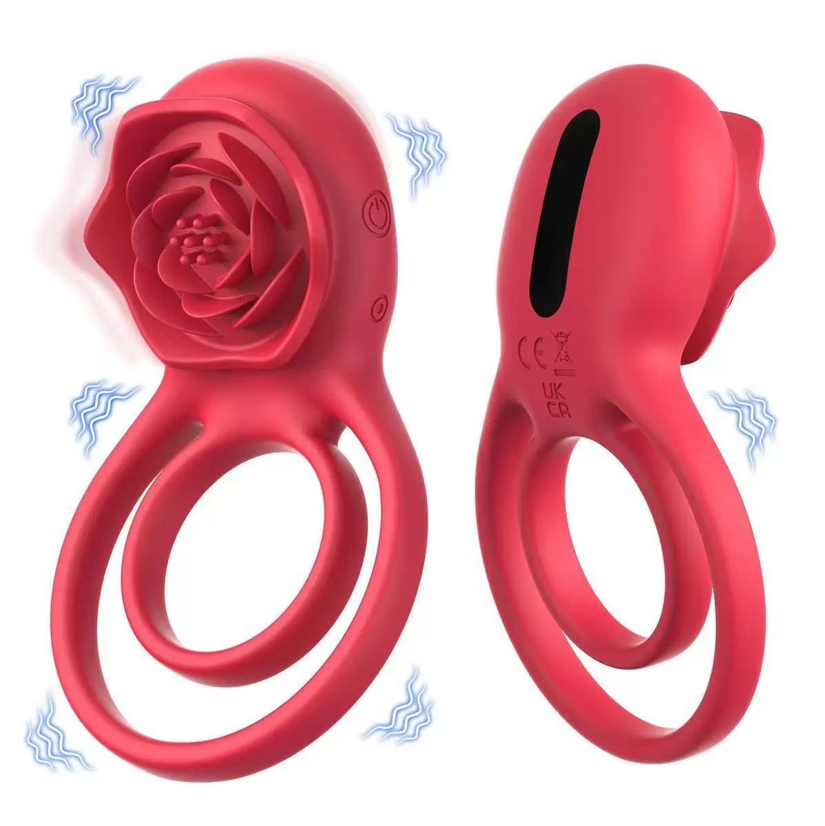 Multi Functional Double Penis Cock Rings with Remote - product image