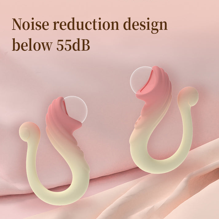 Powerful Vibration Arc Silicone Ball, Double-headed Design with Heating Function, Unique Shape for Pleasure — view 5