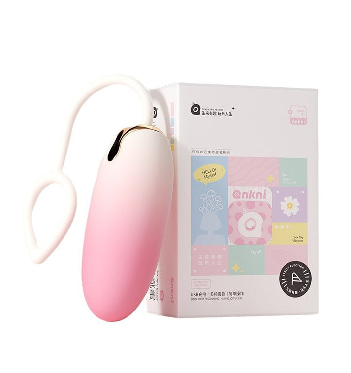 Cloud-shaped silicone vibrator with wireless remote control