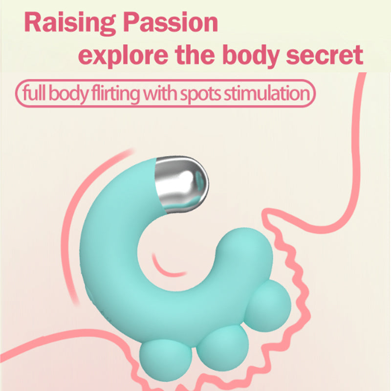 Triple motor vibrator for women with multiple powerful stimulations and egg-shaped design