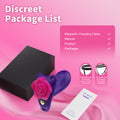 Wearable Rose Vibrating Female Insertable Strong Vibration Wireless Remote Control Non-stretching Female Vibrator — view 5