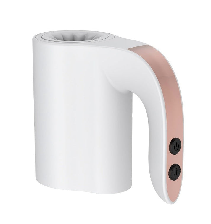 Manual push type Thrusting & Rotating Electric masturbator