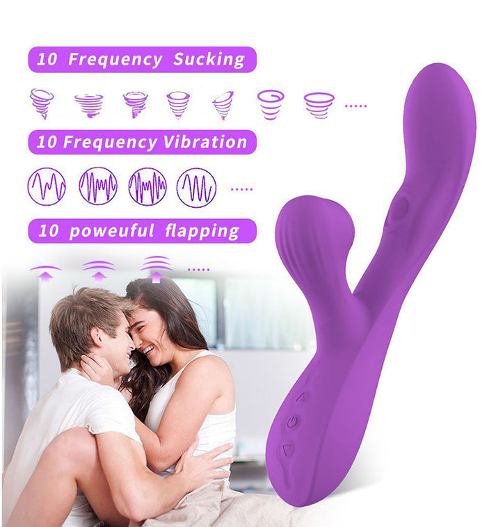 Auto-Sucking Flicking Wand Vibrator（71） — view 6
