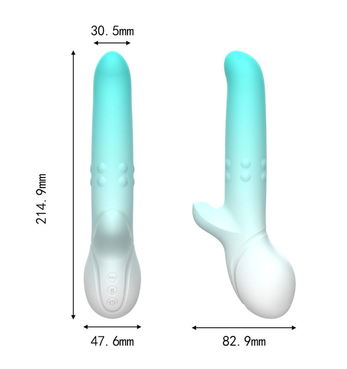 Huanchao Rotating Beads Vibrator, Electric Automatic Telescoping & Thrusting Massage Toy — view 4