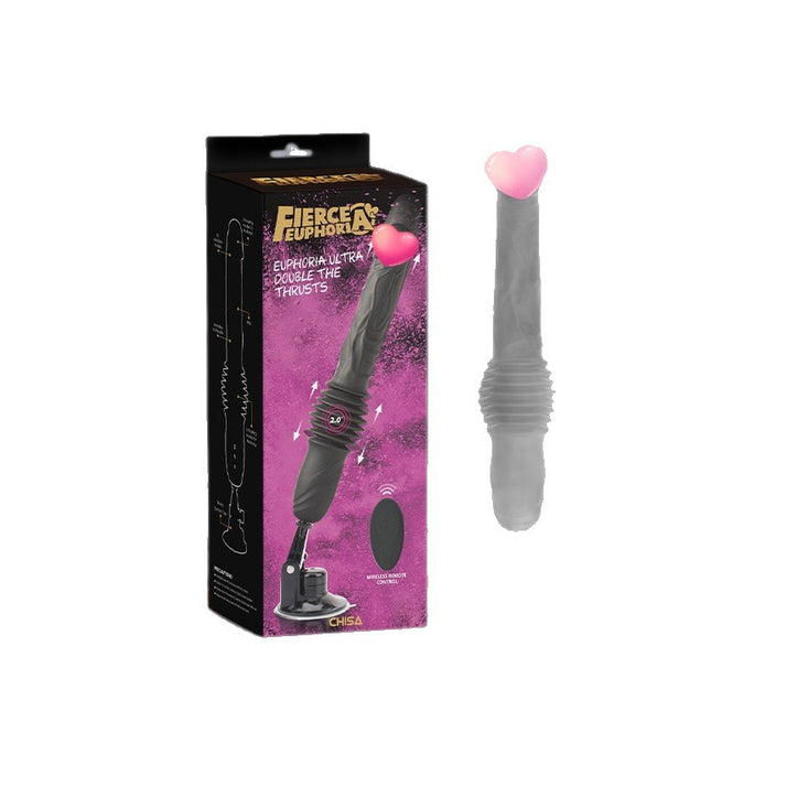 CHISA Dual‑Stroke Dual Action Vibrator with Wireless Remote Control